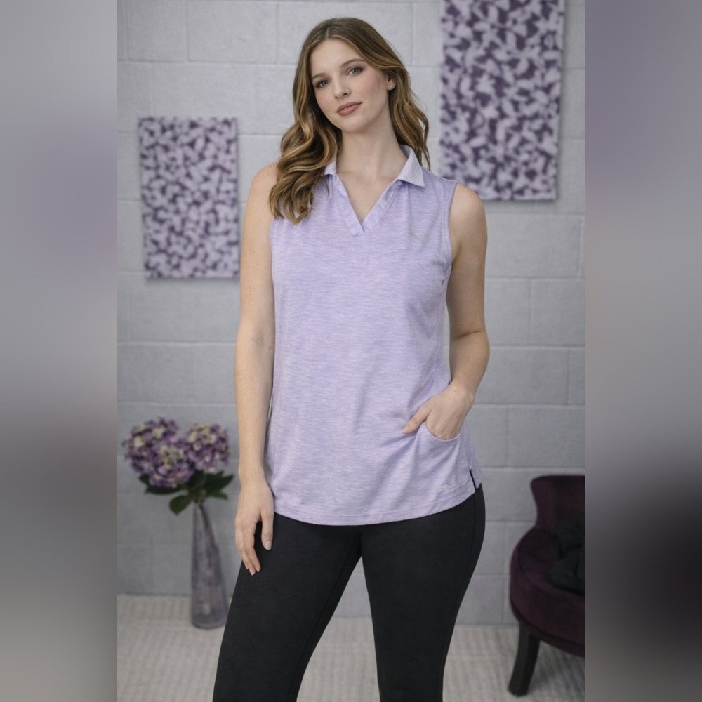 Purple Puma tank top